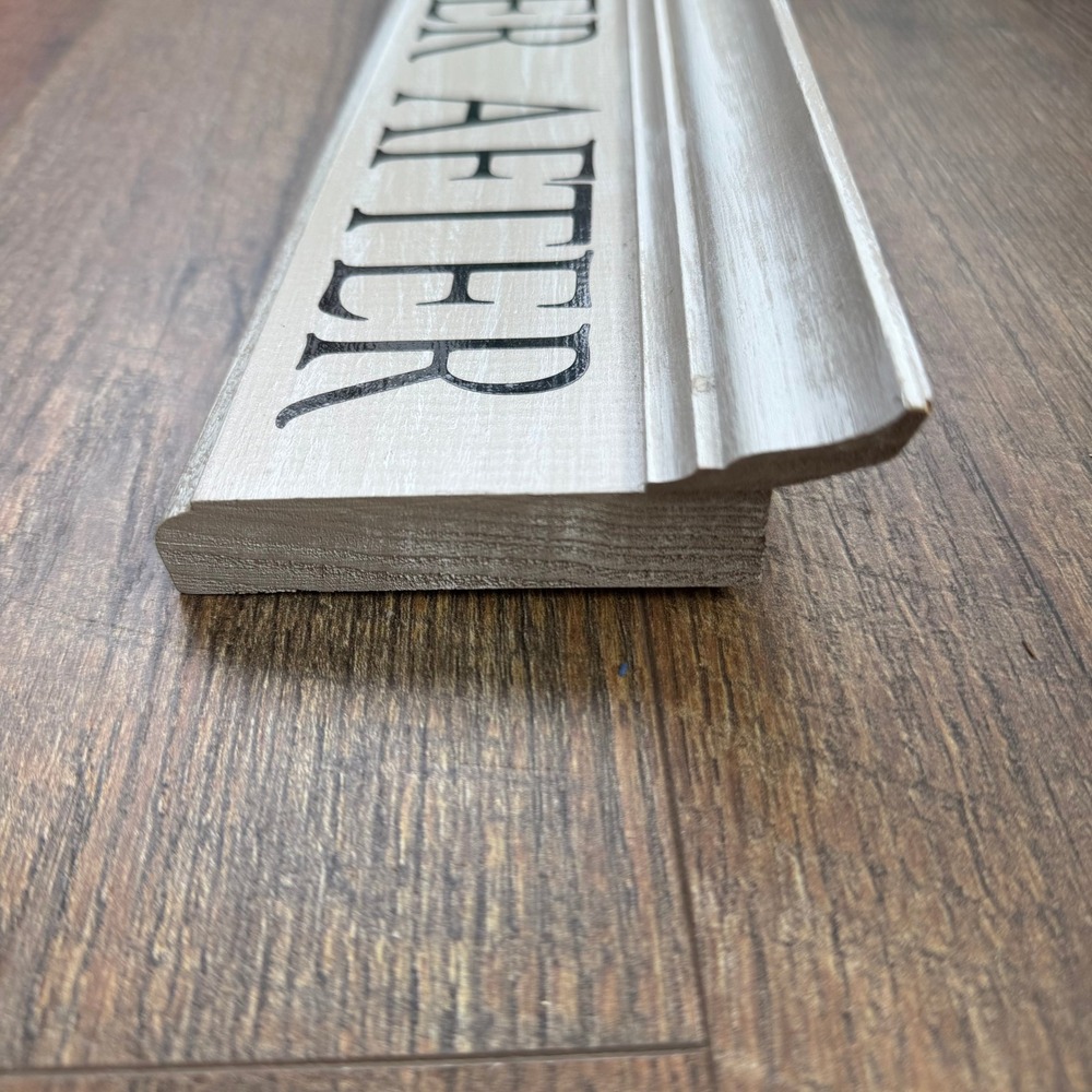 Happily Ever After Wood Sign Farmhouse Wedding Wall Decor Driftwood Designs - Picture 4 of 16